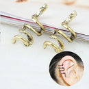 1 Pair Unisex Cool Earrings Ear Clip On Non-Piercing Ear Stud Cuff Hoop