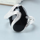 Fashion Men Women Titanium Steel Smooth Wedding Band Rings Couple Ring Jewelry