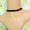 3 x Women Girls retro Black short Neck Loop Punk Necklace One Color Best