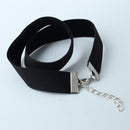 3 x Women Girls retro Black short Neck Loop Punk Necklace One Color Best