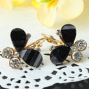 2 pairs Women Butterfly Drop Earrings Alloy Jewelry Accessories Best Wear
