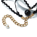 1 X Double Layer Pendant Necklace Clavicle Chain Charm Temperament Hot