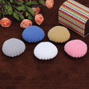 One Color Apricot Yellow Earrings Gift Box Shell Jewelry Case Storage Best Gifts