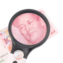 Handheld Magnifying Glass Reading Magnifier Jewelry  With 3 LED Lights