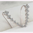 2x Seven Diamonds Starry Zircon Ear Studs New Beidou Qixing Earrings Best