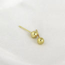 2 x Fashion Big Circle Huggie Hoop Round Earrings Women Ear Studs Earring