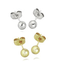 2 x Fashion Big Circle Huggie Hoop Round Earrings Women Ear Studs Earring