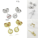 2 x Fashion Big Circle Huggie Hoop Round Earrings Women Ear Studs Earring