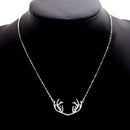 Deer Horn Short Clavicle Necklace Birthday Gifts Antler Women Pendant Jewelry