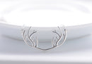 Deer Horn Short Clavicle Necklace Birthday Gifts Antler Women Pendant Jewelry