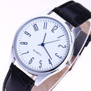 Women's Fashion Gem PU Leather Quartz Watch Ladies Bracelet Wrist Gifts