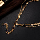 Boho Women Multi-layer Long Chain Pendant Crystal Choker Necklace Jewelry Gift