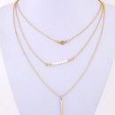 Fashion Charm Jewelry Multi-layer Chain Choker Statement Bib Pendant Necklace