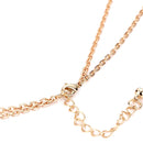 Women Fashion Hexagonal Pendant 2-Layer Choker Collar Chain Necklace Jewelry