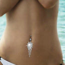 Rhinestone Tassel Navel Dangle Button Belly Ring Bar Jewelery Lot Hot
