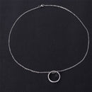 Chic Stainless Steel Ring Pendant Necklace Carved Letters Love You Mom 1 pc