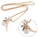 1 PC New Crystal Fairy Angel Wing Pendant Long Chain Necklace Durable