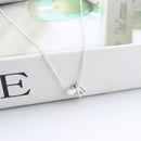 Elegant Lady Heart-shaped Pendant Chain Necklace Jewelry Two Color