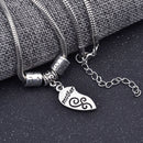 1 Set Fashion Wear Heart Shaped Mother Daughter Bracelets For Ladies