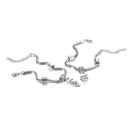 1x heart-shaped letter mother daughter bracelet (two bracelets) Temperament Hot