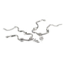 1 Set Fashion Wear Heart Shaped Mother Daughter Bracelets For Ladies