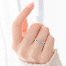 1x Simple Design Irregular Hollow Out Ring Retro Ring Nice For Ladies