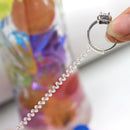 6 PCS New Plastic Transparent Spring Rings Size Adjustment Artifact Hot