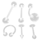 6pcs Piercing Suits Retainer For Nose Ear Lip Jewelry Best Useful Gifts