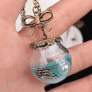 Women's Glass Necklace Wishing Drift Bottle Pendants Statement Jewelry