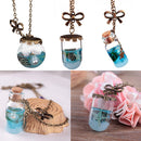 Women's Glass Necklace Wishing Drift Bottle Pendants Statement Jewelry