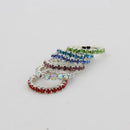 Women Beach Girl Finger Rhinestone Barefoot Toe Ring Foot Jewelry Mixed Color
