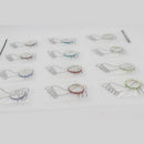 Women Fashion Toe Ring Celebrity Simple  Jewelry Foot Beach Toe Ring Mixed Color