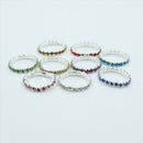 Women Fashion Toe Ring Celebrity Simple  Jewelry Foot Beach Toe Ring Mixed Color
