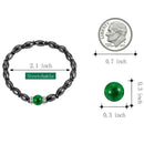 Beads Bracelet Bangle Gallstone Magnetic Personality Fashion Jewelry Black