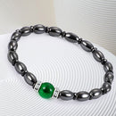 Beads Bracelet Bangle Gallstone Magnetic Personality Fashion Jewelry Black