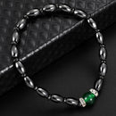 Beads Bracelet Bangle Gallstone Magnetic Personality Fashion Jewelry Black