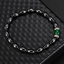 Beads Bracelet Bangle Gallstone Magnetic Personality Fashion Jewelry Black