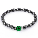 Beads Bracelet Bangle Gallstone Magnetic Personality Fashion Jewelry Black