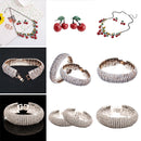 1 X necklace+ 1 Pair Earrings Sweet Cherry style Pendant Beaded Jewelry Best