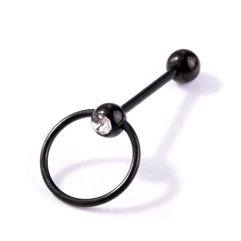 1 Set Piercing Jewelry Rings Tongue Stud Eyebrow Nose Hoop Bars Best Gifts