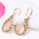 Fashion Accessory Earring Necklace Pendant Female Zircon Jewelry 1 Set