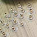 500 * Earring Backs Stoppers Disc Plug Ear Plug Stud Ear Post Nuts DIY Temperame