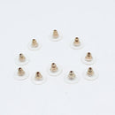 500 * Earring Backs Stoppers Disc Plug Ear Plug Stud Ear Post Nuts DIY Temperame