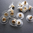 500 * Earring Backs Stoppers Disc Plug Ear Plug Stud Ear Post Nuts DIY Temperame
