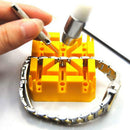 18pcs Watch Band Bracelet Link Repair Remover Hammer Punch Pins Strap Holder Kit