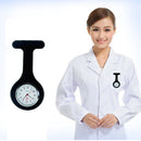100%Brand NEW Silicone Nurse Watch Brooch Fob Pocket Tunic Quartz Movement Black