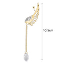 Water Drop Chain Ear Clip Ear Stud Earrings Jewelry For Women