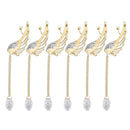 Water Drop Chain Ear Clip Ear Stud Earrings Jewelry For Women