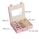 1 PC New Female Portable Travel Jewelry Box Organizer Ornaments Case Storage