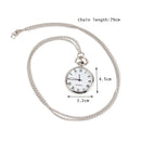 2pcs Alloy Mechanical Pocket Watch Chain Hand Winding Roman Numerals
